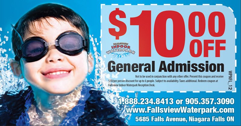 Fallsview Waterpark Discount Coupon