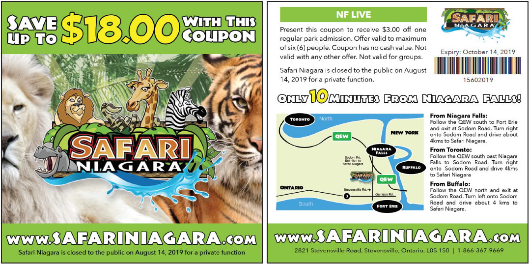 safari niagara coupon codes