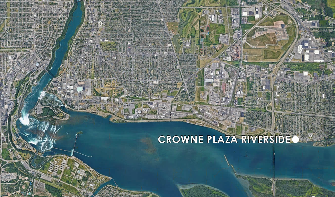 Crown Plaza Riverside Location