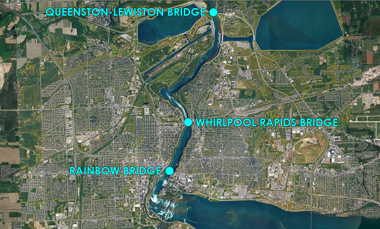 Niagara Falls Bridge Locations