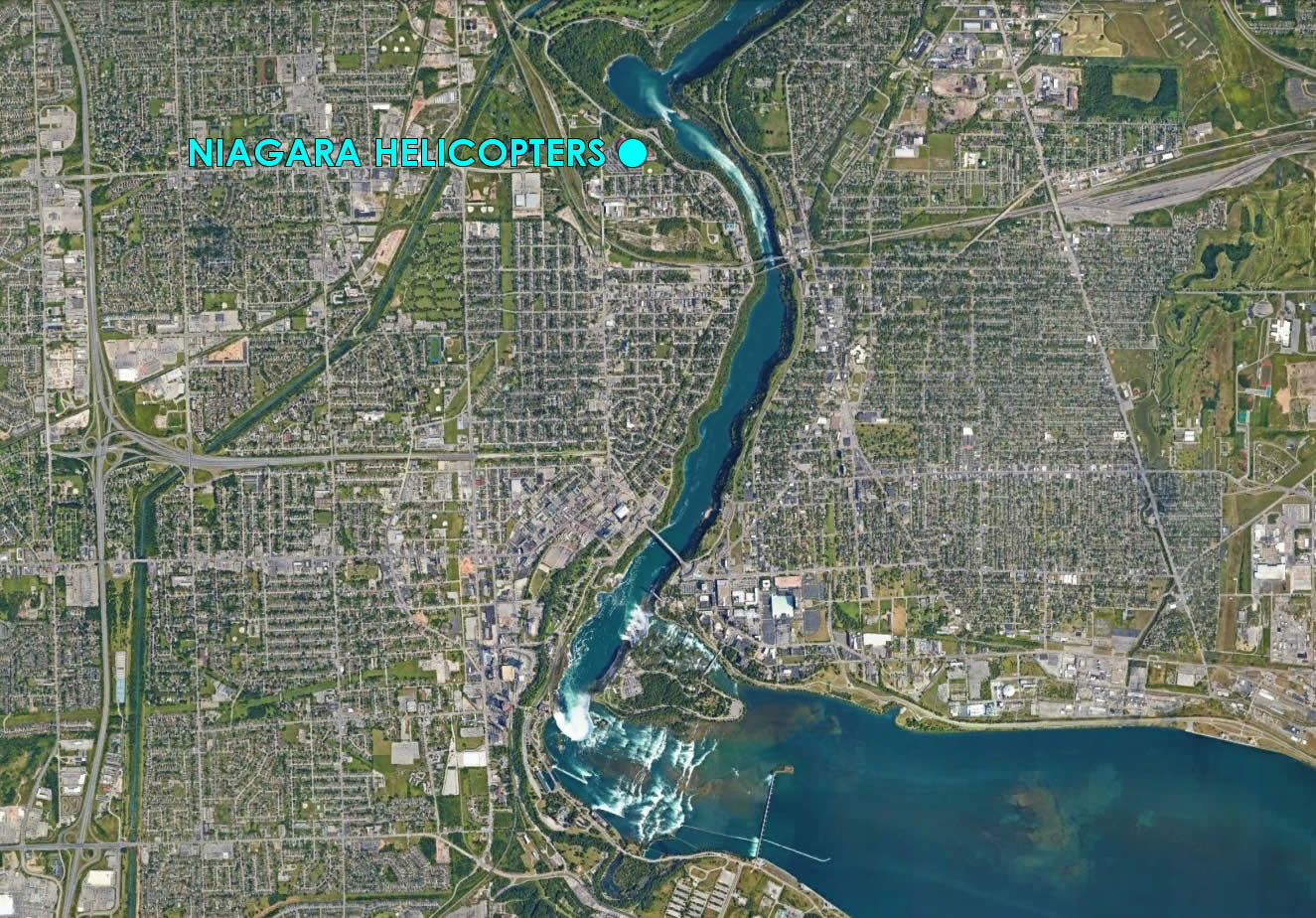 Niagara Helicopters Location Map