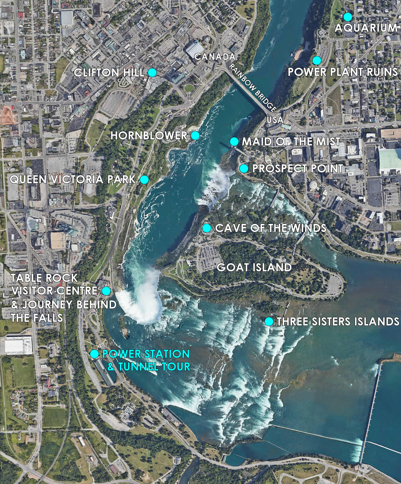 Niagara Parks Power Station Location