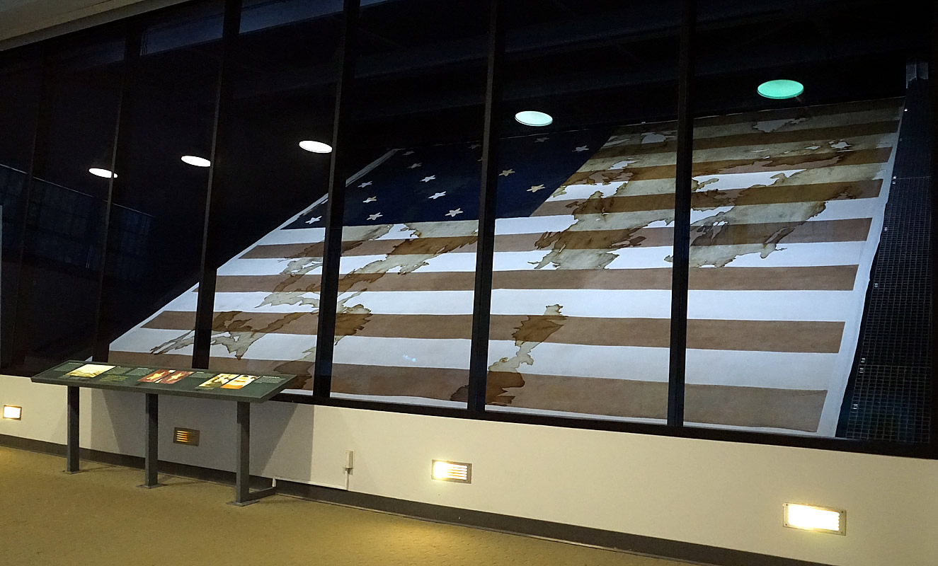 Early American Flag at Old Fort Niagara