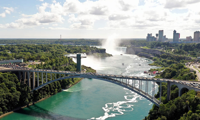 Rainbow Bridge at Niagara Falls