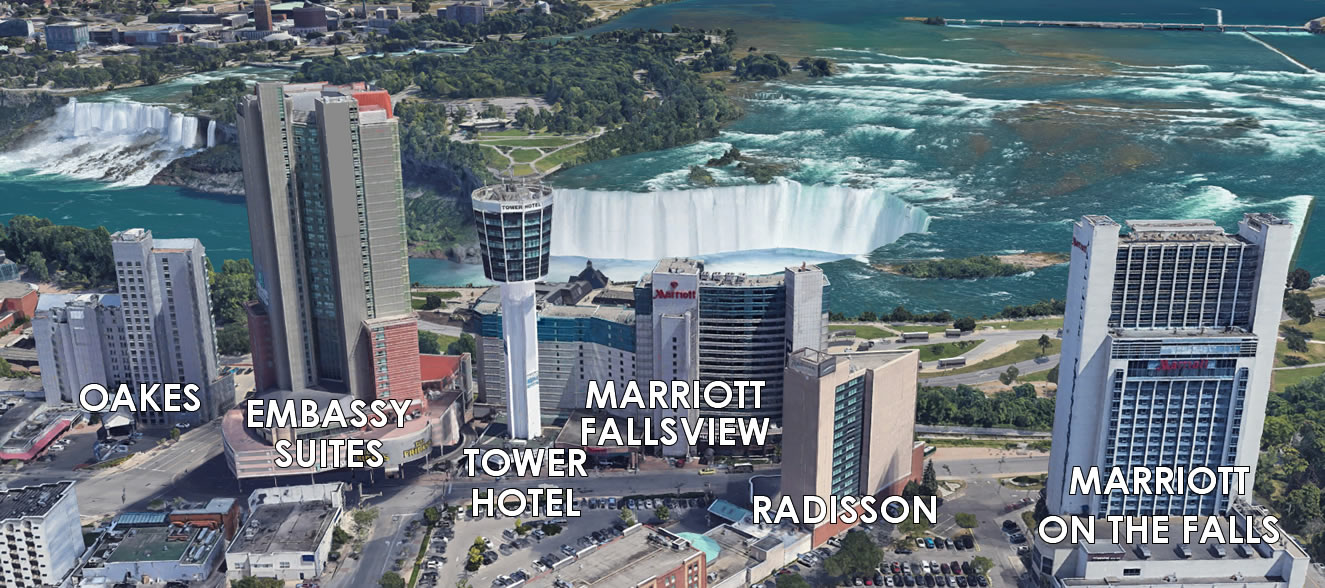 Fallsview hotels closest to Niagara Falls